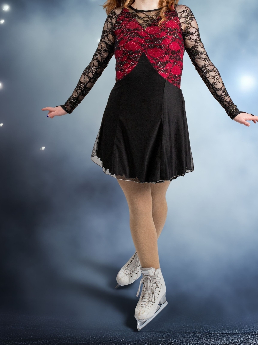 Jerrys Figure Skating Dress Adult Small
